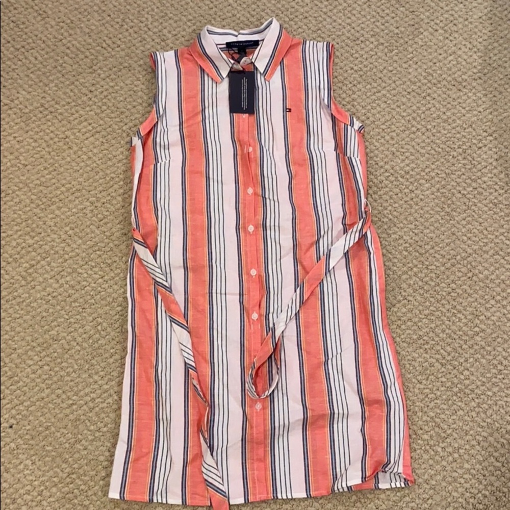 Tommy Hilfiger sleeveless shirt dress